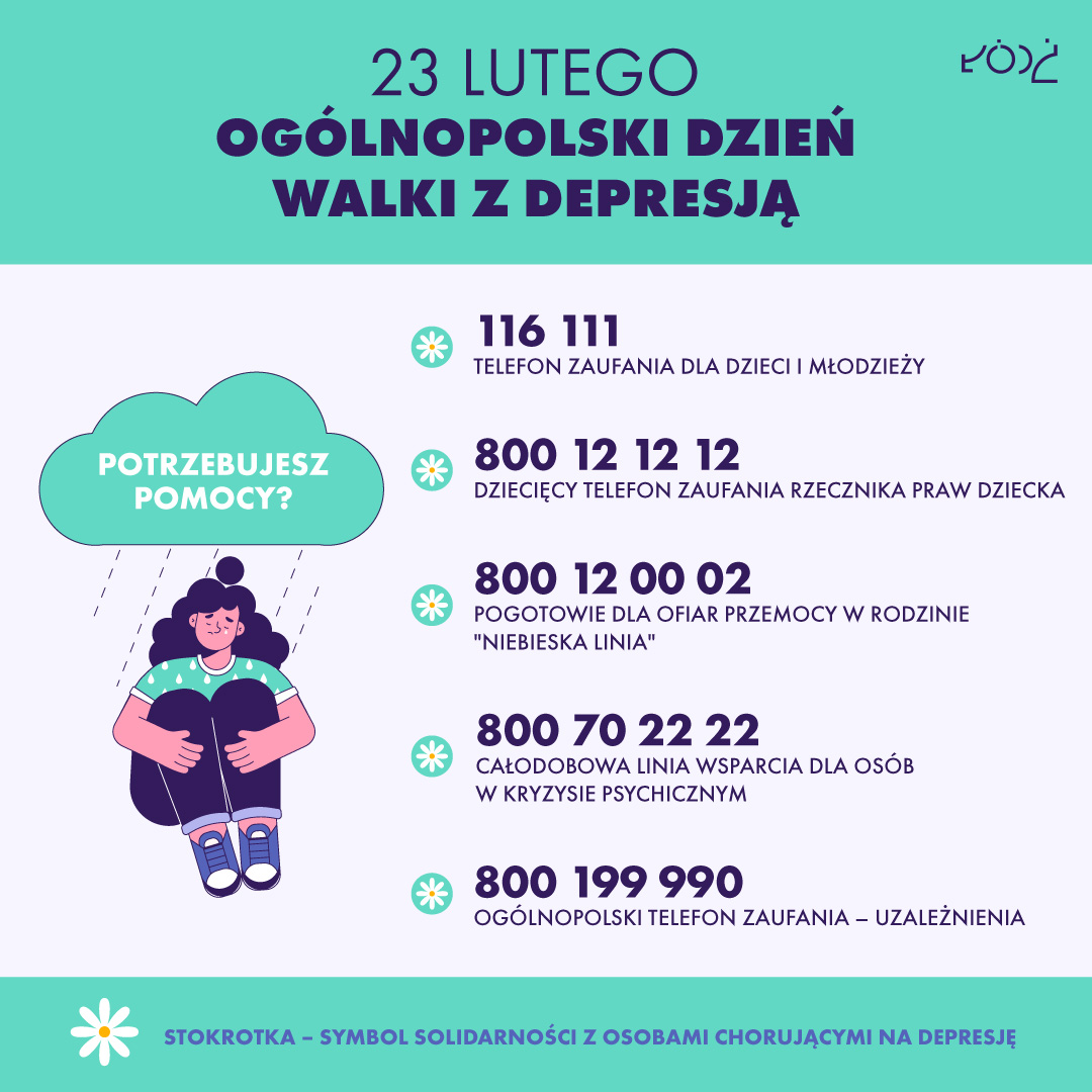 infografika - dzień walki z depresją