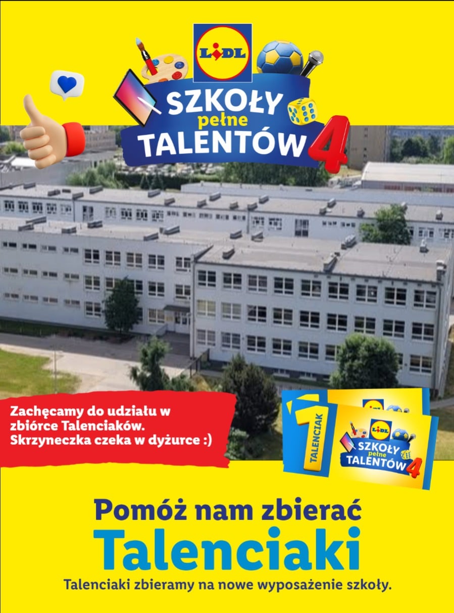 Plakat informujący o akcji