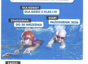 Plakat informujący o programie
