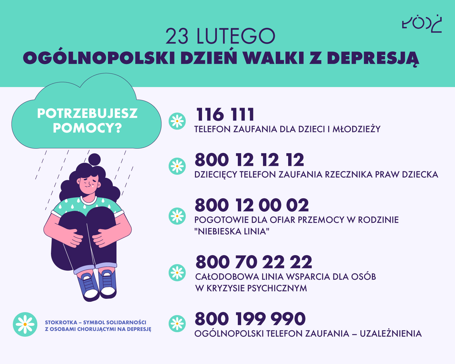 infografika - dzień walki z depresją