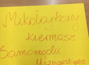Andrzejkowe i Mikołajkowe akcje Samorządu Uczniowskiego
