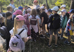 Uczniowie klasy IIa podczas warsztatów