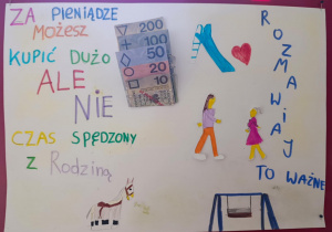 Plakat wykonanany przez uczniów w ramach kampanii