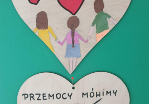 Plakat wykonanany przez uczniów w ramach kampanii
