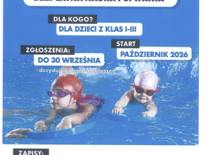 Plakat informujący o programie